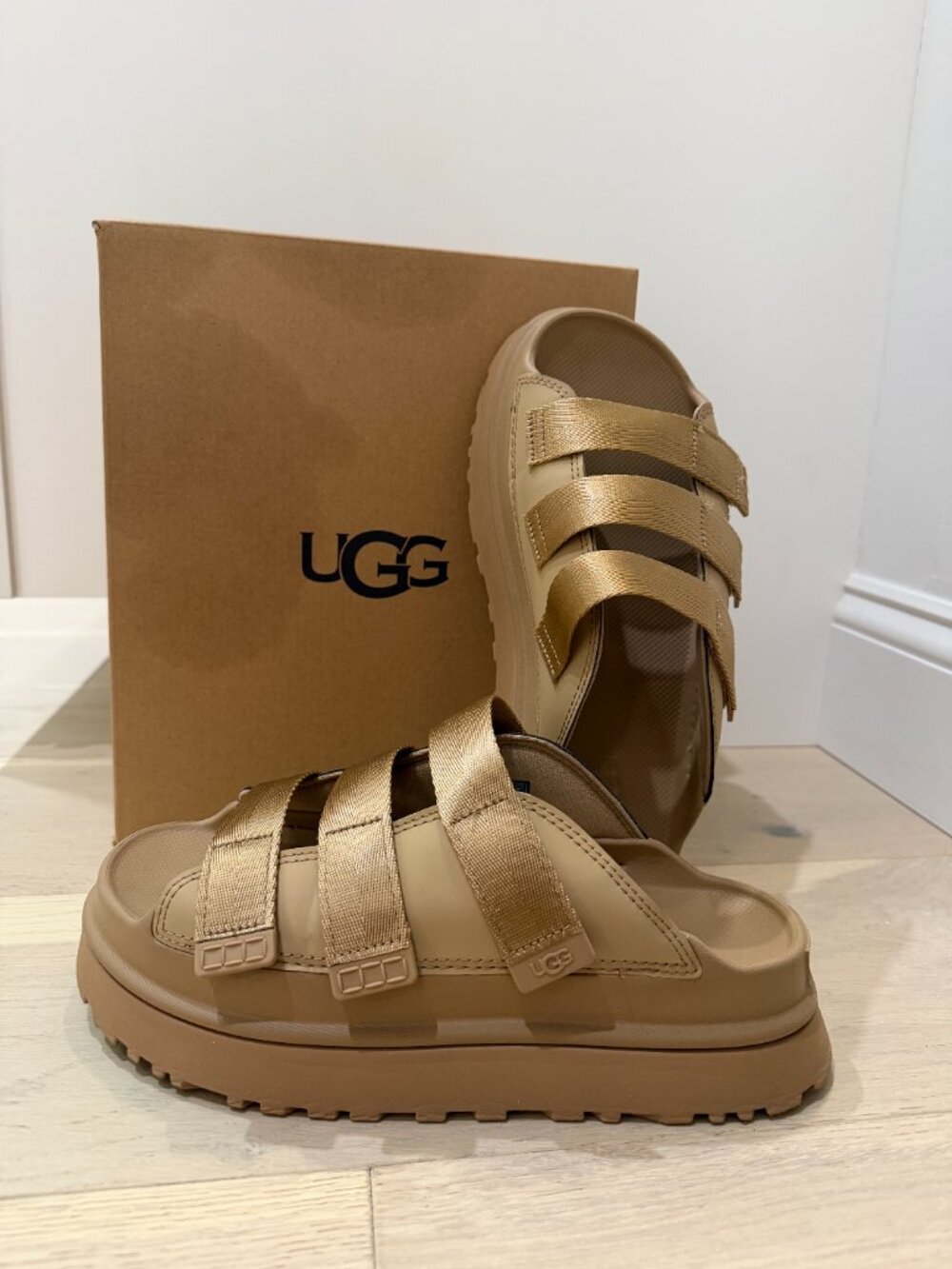 UGG GoldenGlow Platform Sandals